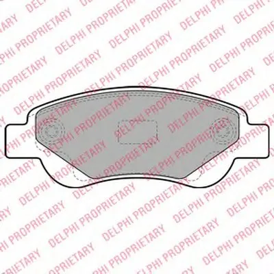 Комплект тормозных колодок, дисковый тормоз DELPHI купить