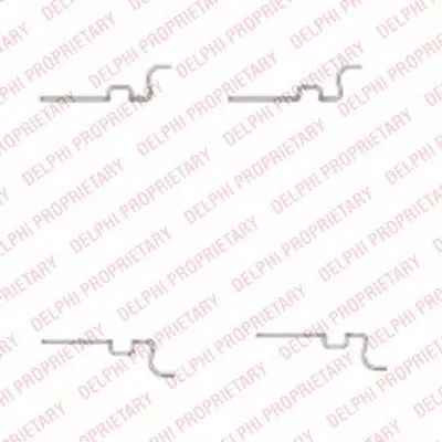 Комплектующие, колодки дискового тормоза DELPHI купить