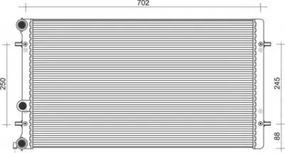 Радиатор, охлаждение двигателя MAGNETI MARELLI купить