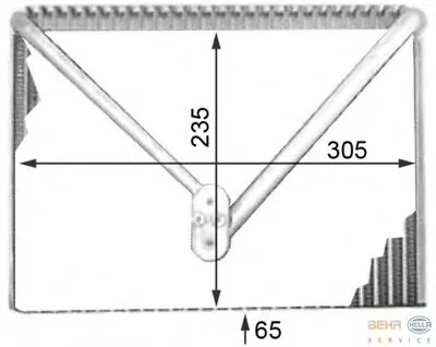 Испаритель, кондиционер BEHR HELLA SERVICE купить