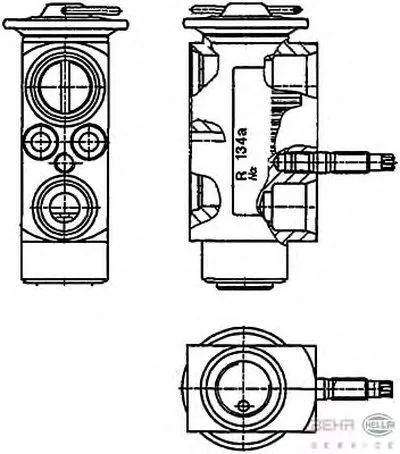Расширительный клапан, кондиционер BEHR HELLA SERVICE купить