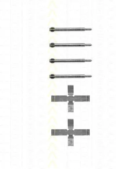 Комплектующие, колодки дискового тормоза TRISCAN купить