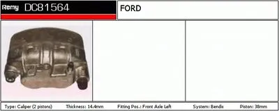 Тормозной суппорт Remanufactured REMY (Multiline) DELCO REMY купить