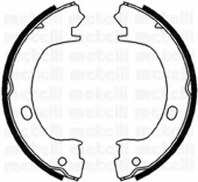 Комплект тормозных колодок, стояночная тормозная система METELLI купить