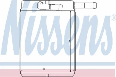 Теплообменник, отопление салона NISSENS купить