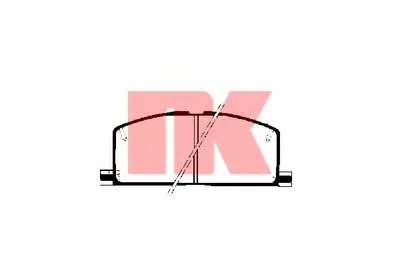 Комплект тормозных колодок, дисковый тормоз NK купить