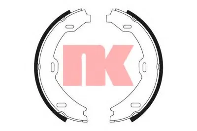 Комплект тормозных колодок, стояночная тормозная система NK купить