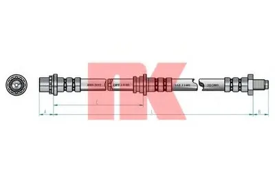 Тормозной шланг NK купить