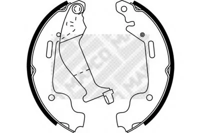 Комплект тормозных колодок MAPCO купить