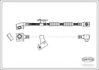 Тормозной шланг CORTECO купить