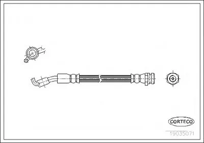 Тормозной шланг CORTECO купить