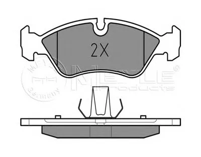 Комплект тормозных колодок, дисковый тормоз MEYLE купить