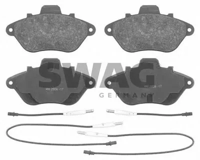 Комплект тормозных колодок, дисковый тормоз SWAG купить