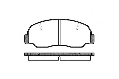 Комплект тормозных колодок, дисковый тормоз REMSA купить