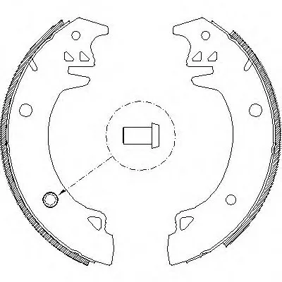 Комплект тормозных колодок REMSA купить