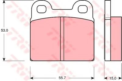 Комплект тормозных колодок, дисковый тормоз COTEC TRW купить