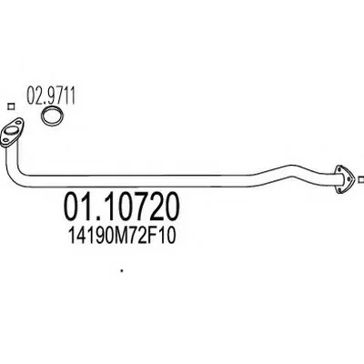 Труба выхлопного газа MTS купить