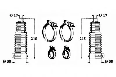 Комплект пылника, рулевое управление OCAP купить