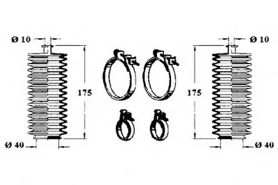 Комплект пылника, рулевое управление OCAP купить