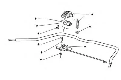 Ремкомплект, соединительная тяга стабилизатора OCAP купить