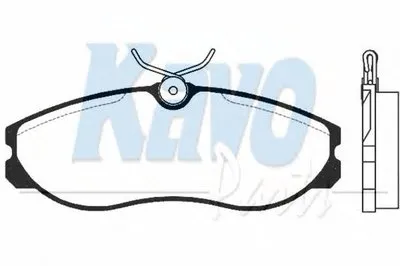 Комплект тормозных колодок, дисковый тормоз MK KASHIYAMA KAVO PARTS купить