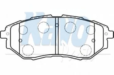 Комплект тормозных колодок, дисковый тормоз MK KASHIYAMA KAVO PARTS купить