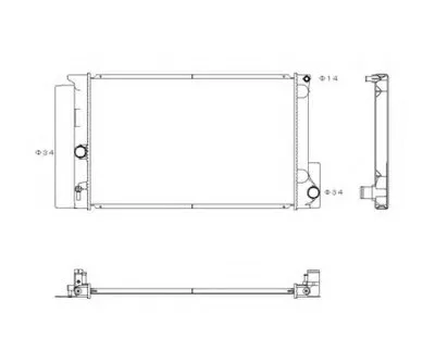 Радиатор, охлаждение двигателя NRF купить