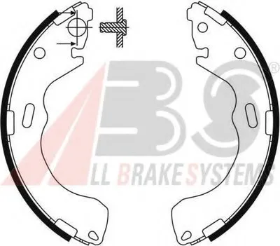 Комплект тормозных колодок A.B.S. купить