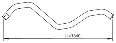 Труба выхлопного газа DINEX купить