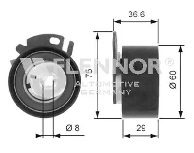Натяжной ролик, ремень ГРМ FLENNOR купить