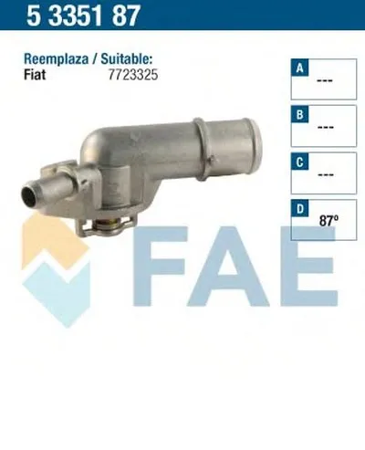 Термостат, охлаждающая жидкость FAE купить