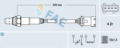 Лямда-зонд FAE купить