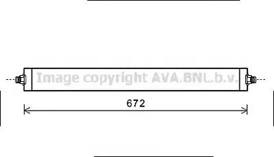 Масляный радиатор, автоматическая коробка передач AVA QUALITY COOLING купить