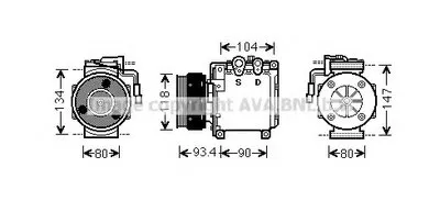 Компрессор, кондиционер AVA QUALITY COOLING купить
