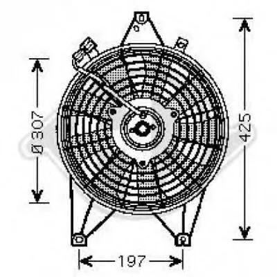 Вентилятор, охлаждение двигателя DIEDERICHS купить