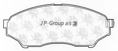 Комплект тормозных колодок, дисковый тормоз QH JP GROUP купить