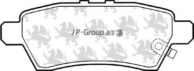 Комплект тормозных колодок, дисковый тормоз QH JP GROUP купить