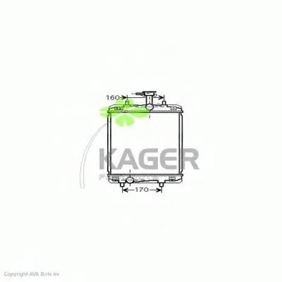 Радиатор, охлаждение двигателя KAGER купить