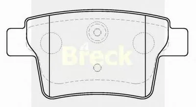 Комплект тормозных колодок, дисковый тормоз BRECK купить