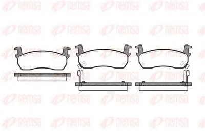 Комплект тормозных колодок, дисковый тормоз KAWE купить