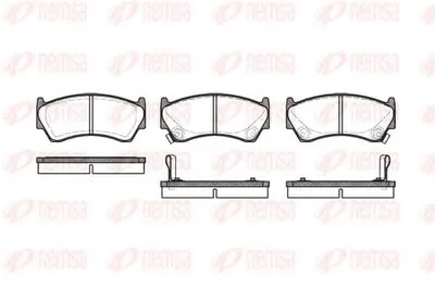 Комплект тормозных колодок, дисковый тормоз KAWE купить