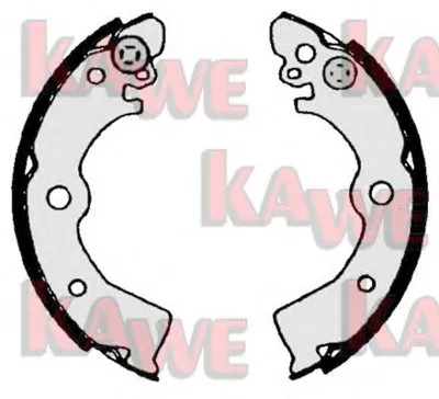 Комплект тормозных колодок KAWE купить