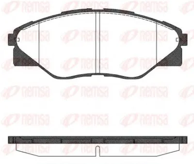 Комплект тормозных колодок, дисковый тормоз KAWE купить