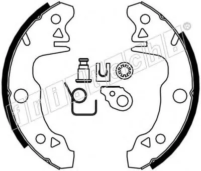 Комплект тормозных колодок fri.tech. купить