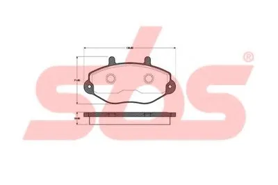 Комплект тормозных колодок, дисковый тормоз sbs купить