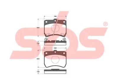 Комплект тормозных колодок, дисковый тормоз sbs купить
