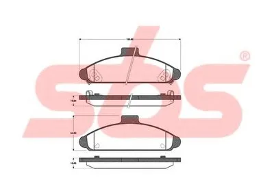 Комплект тормозных колодок, дисковый тормоз sbs купить
