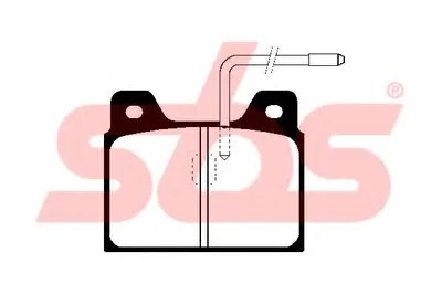 Комплект тормозных колодок, дисковый тормоз sbs купить