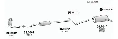 Система выпуска ОГ ASSO купить