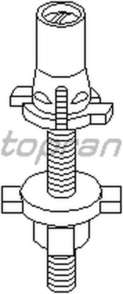 Кронштейн, основная фара TOPRAN купить